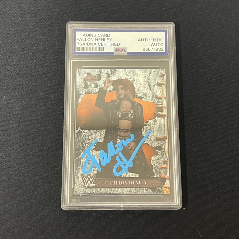 2025 Topps Chrome#78 Fallon Henley Signed Card PSA Auto Authentic Autographed