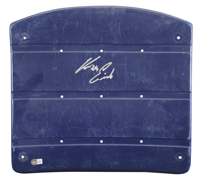 North Texas Kevin Adkisson Kevin Von Erich Signed Texas Stadium Seatback BAS Wit