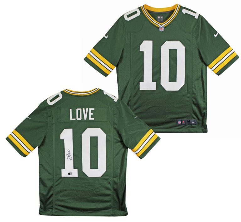 Packers Jordan Love Authentic Signed Green Nike Limited Jersey BAS Witnessed