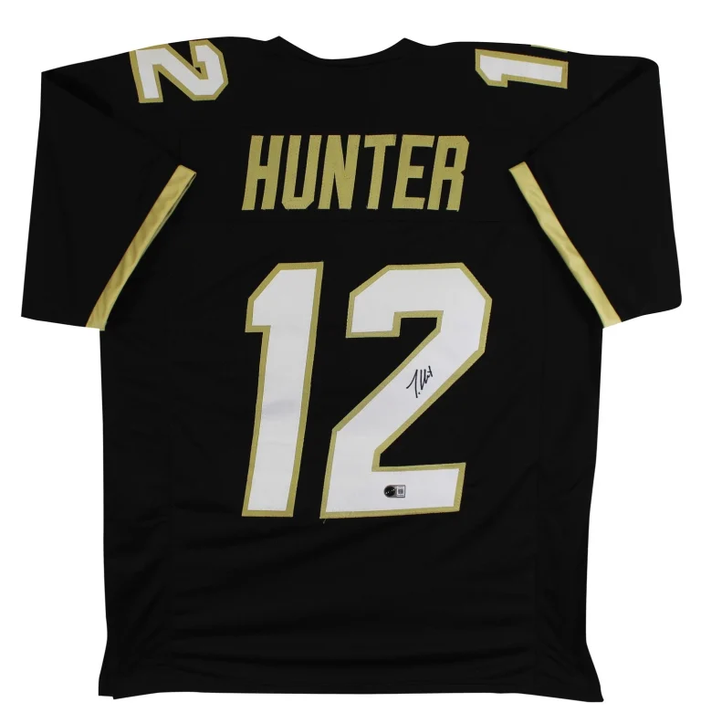 Colorado Travis Hunter Authentic Signed Black Pro Style Jersey BAS Witnessed
