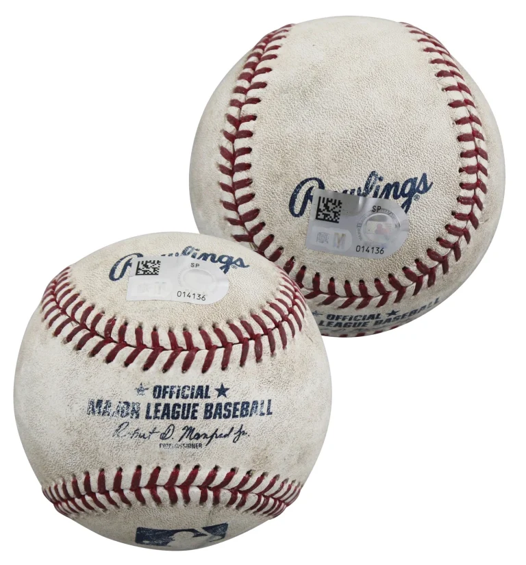 Dodgers Yoshinobu Yamamoto Game Used Manfred Baseball White Sox vs. Dodgers MLB