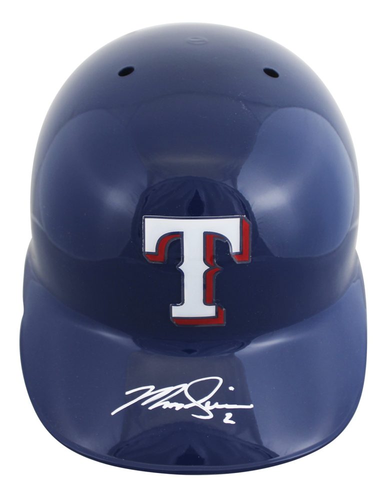 Rangers Marcus Semien Signed Full Size Authentic Batting Helmet BAS W #1W197395