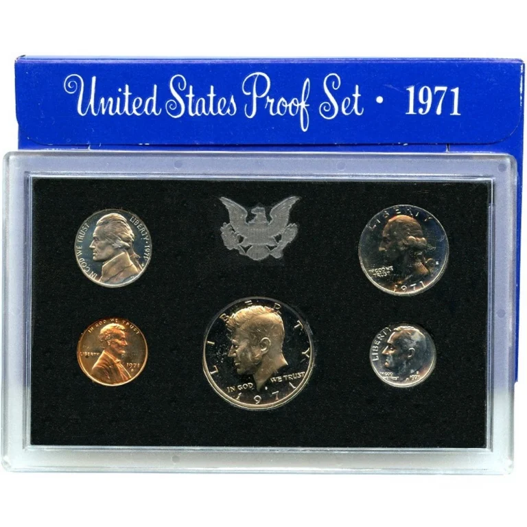 1971-S Proof Set United States US Mint Original Government Packaging Box