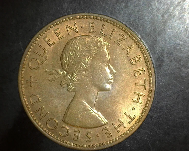 1959 New Zealand Penny BU