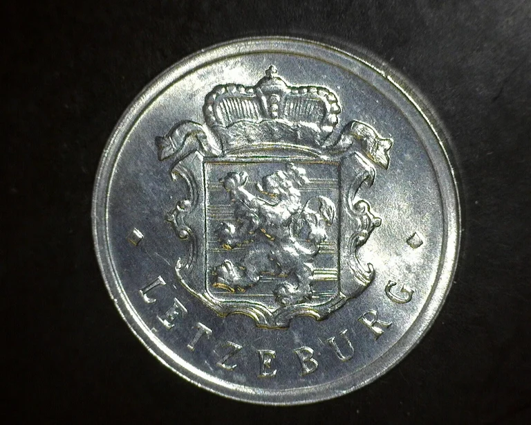 1963 Lutzeburg 25 Cents UNC