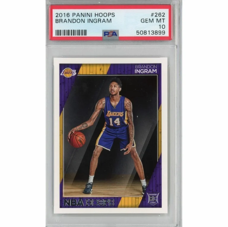 Graded 2016-17 Panini Hoops BRANDON INGRAM #262 Rookie Basketball Card PSA 10