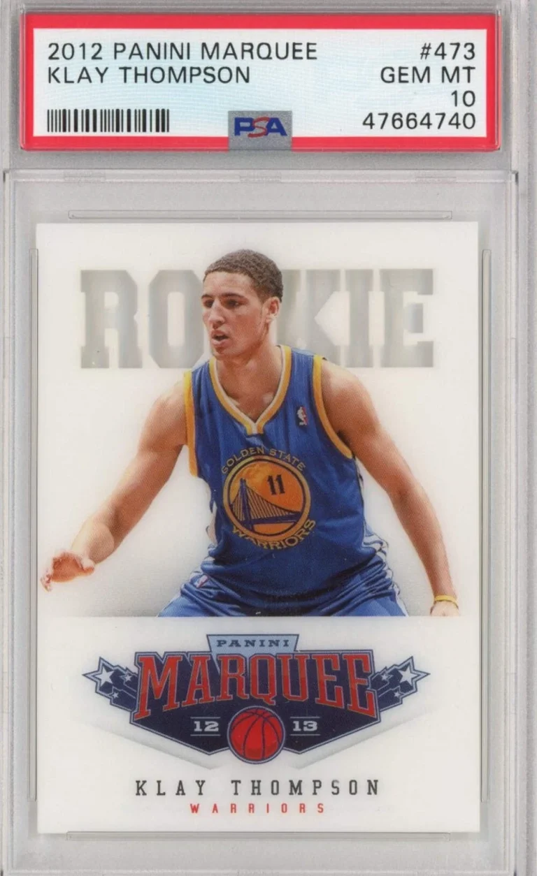 Graded 2012-13 Panini Marquee Klay Thompson #473 Rookie RC Card PSA 10 Mint