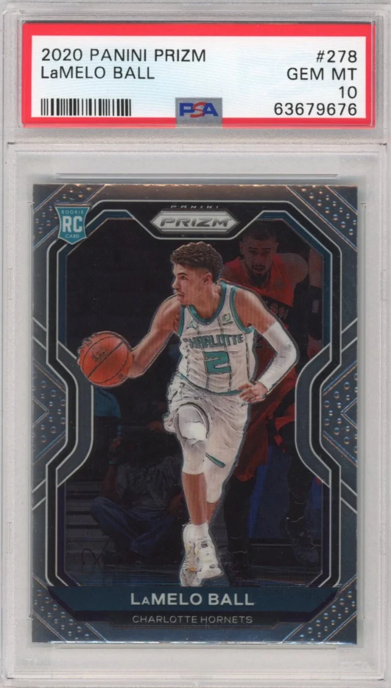 Graded 2020-21 Panini Prizm LaMelo Ball #278 Rookie RC Basketball Card PSA 10