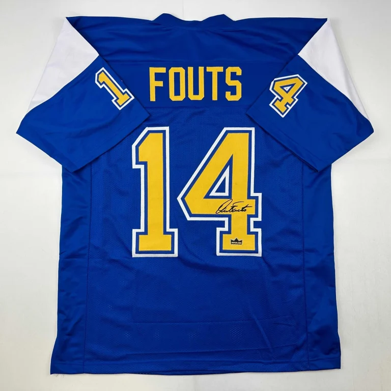 Facsimile Autographed Dan Fouts San Diego Blue Reprint Jersey Size Men's XL