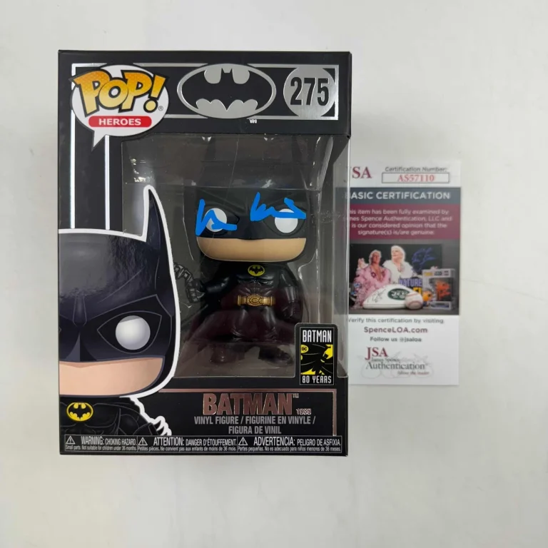 Autographed/Signed Val Kilmer Batman Heros Funko Pop #275 Movie Figurine JSA COA