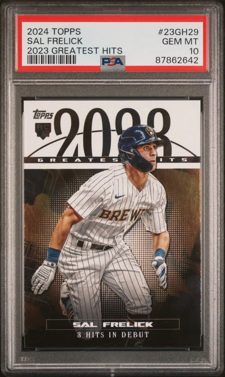 Graded 2024 Topps Sal Frelick #23GH29 Greatest Hits Rookie Baseball Card PSA 10