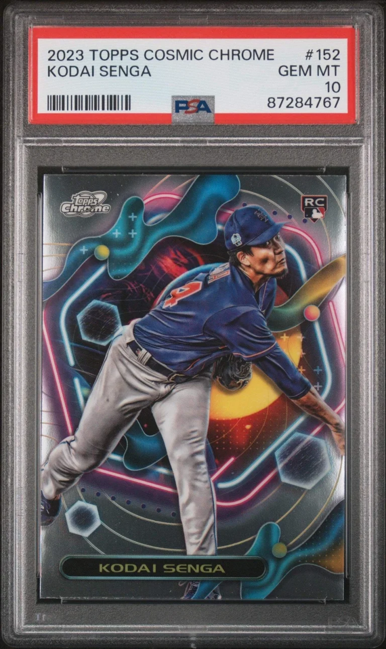 Graded 2023 Topps Cosmic Chrome Kodai Senga #152 Rookie RC Baseball Card PSA 10