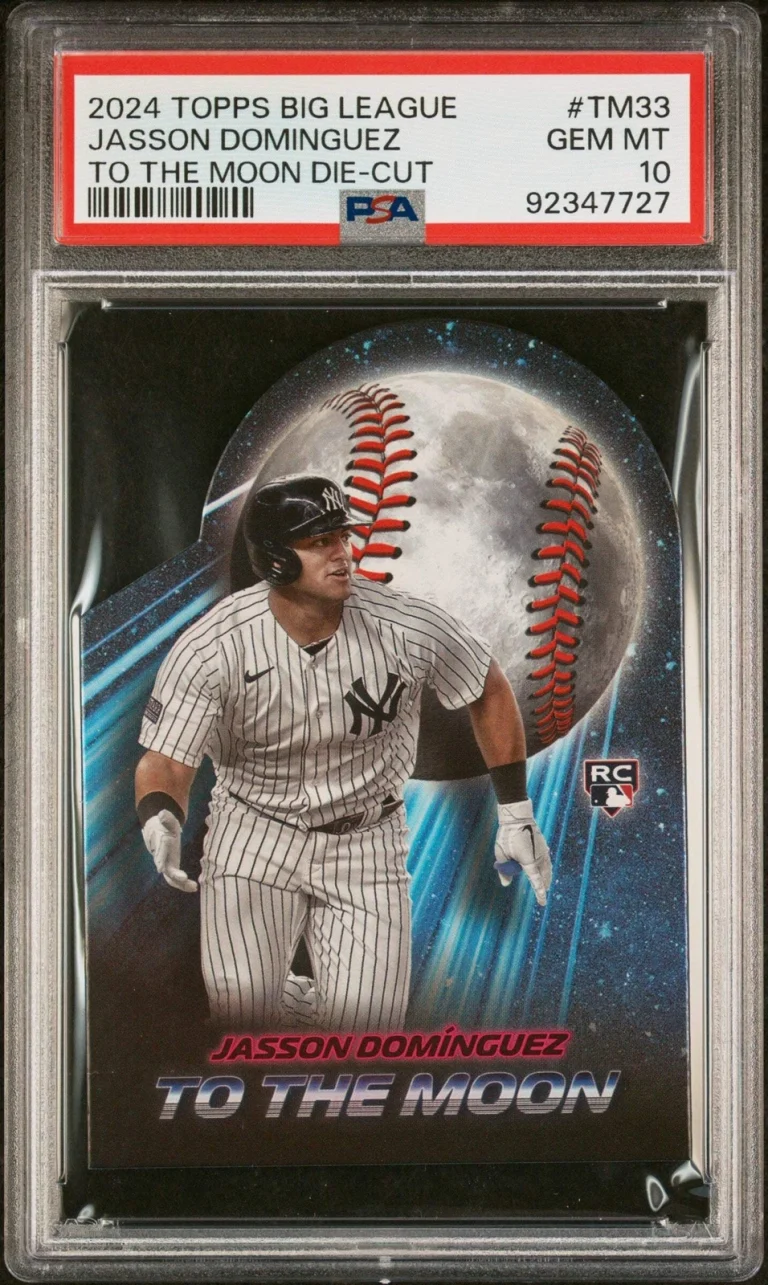 Graded 2024 Topps Big League Jasson Dominguez #TM33 RC Baseball Card PSA 10