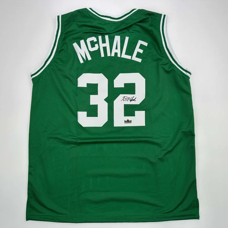 Facsimile Autographed Kevin McHale Boston Green Reprint Jersey Size Men's XL