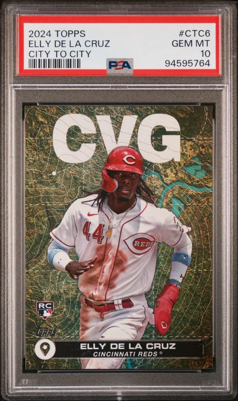 Graded 2024 Topps Elly De La Cruz #CTC6 City to City Rookie Baseball Card PSA 10