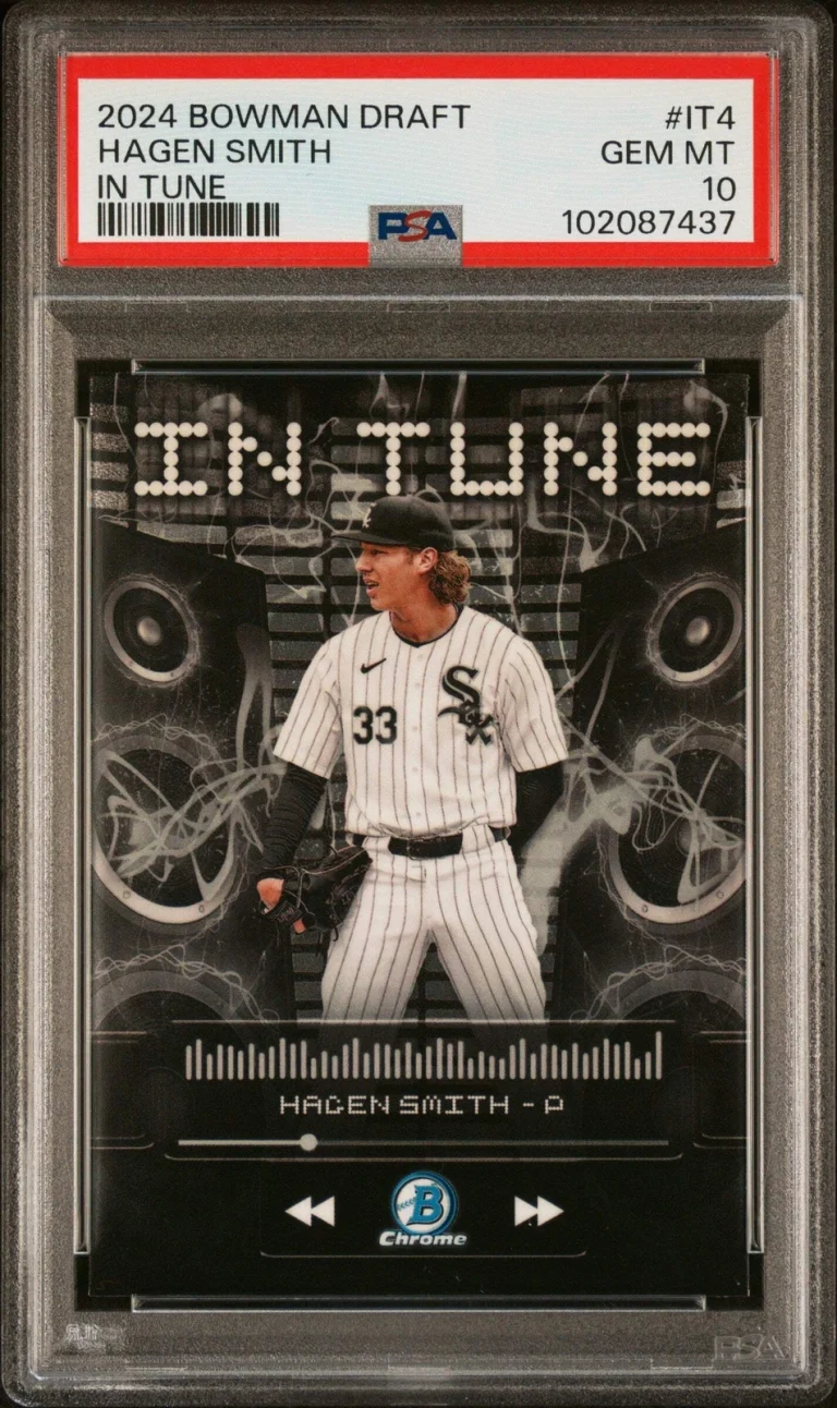 Graded 2024 Topps Bowman Draft Hagen Smith #IT4 In Tune RC Baseball Card PSA 10