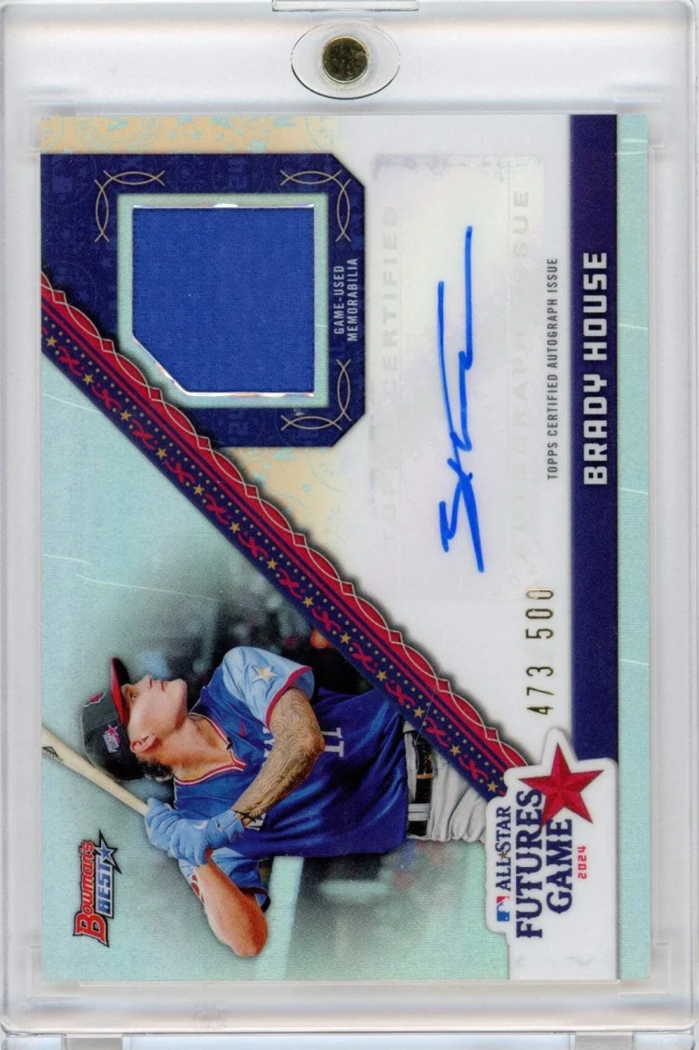 2024 Bowmans Best Brady House #FGRABH Futures Game Auto /500 RC Baseball Card