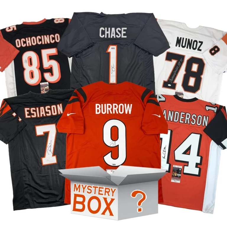 Autographed/Signed Cincinnati Football Jersey Mystery Box PSA JSA or Beckett COA