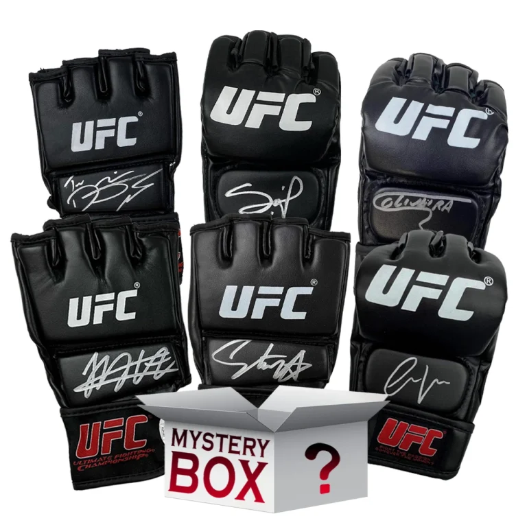 Autographed/Signed UFC MMA Glove Mystery Box with PSA JSA or Beckett COA