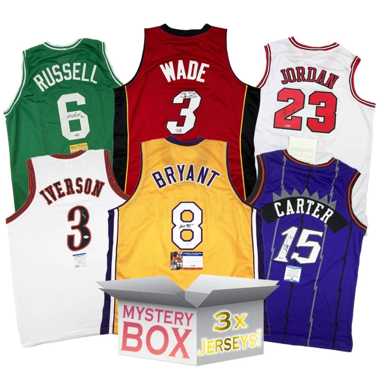 3x Hall of Famers Autographed/Signed Basketball Jerseys Mystery Box BAS JSA PSA