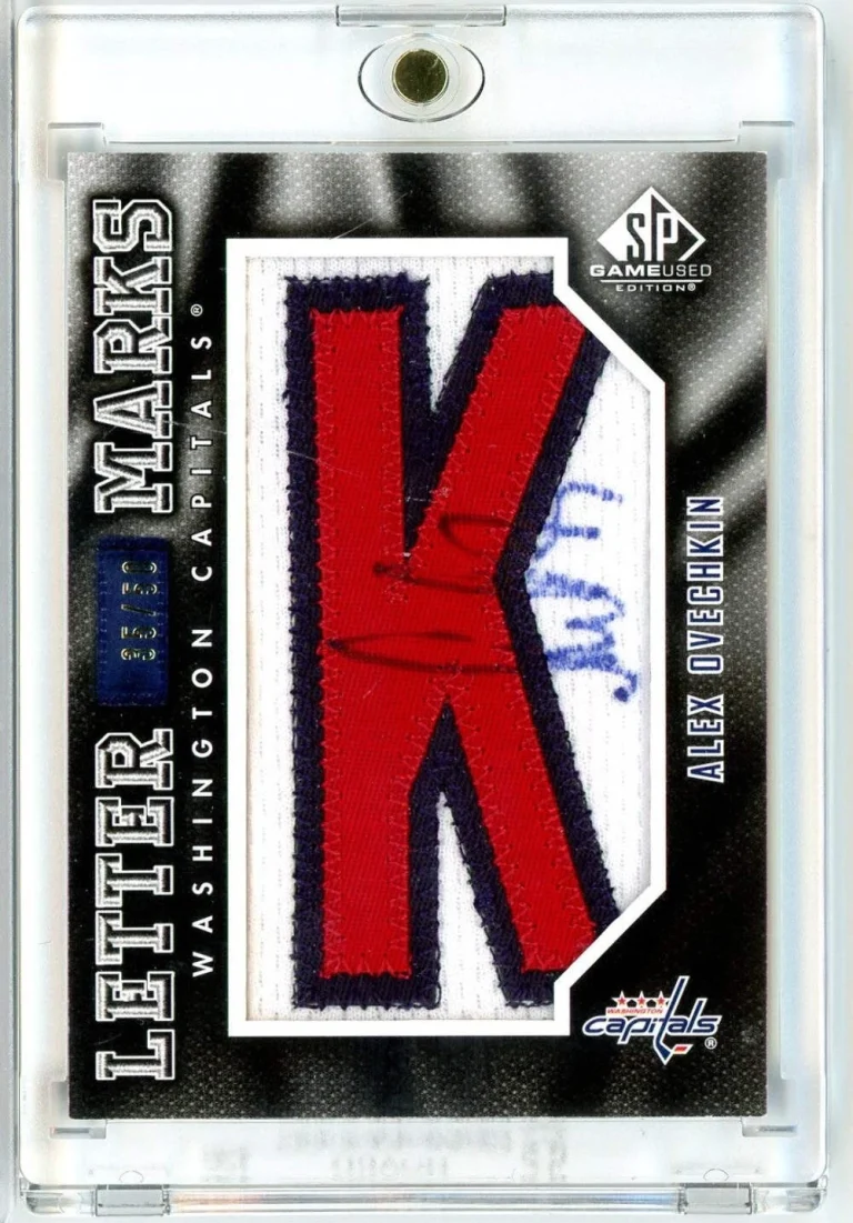 2010 SP Game Used Alexander Alex Ovechkin #LM-AO /50 Relic Auto Hockey Card
