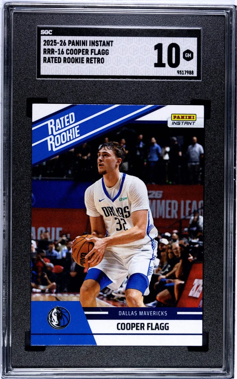 Graded 2025 Panini Instant Cooper Flagg #RRR16 Rated Rookie Retro RC Card SGC 10