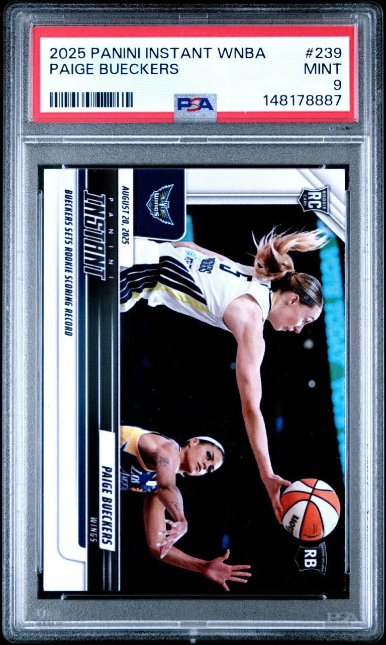 Graded 2025 Panini Instant Paige Bueckers #239 Rookie RC Basketball Card PSA 9