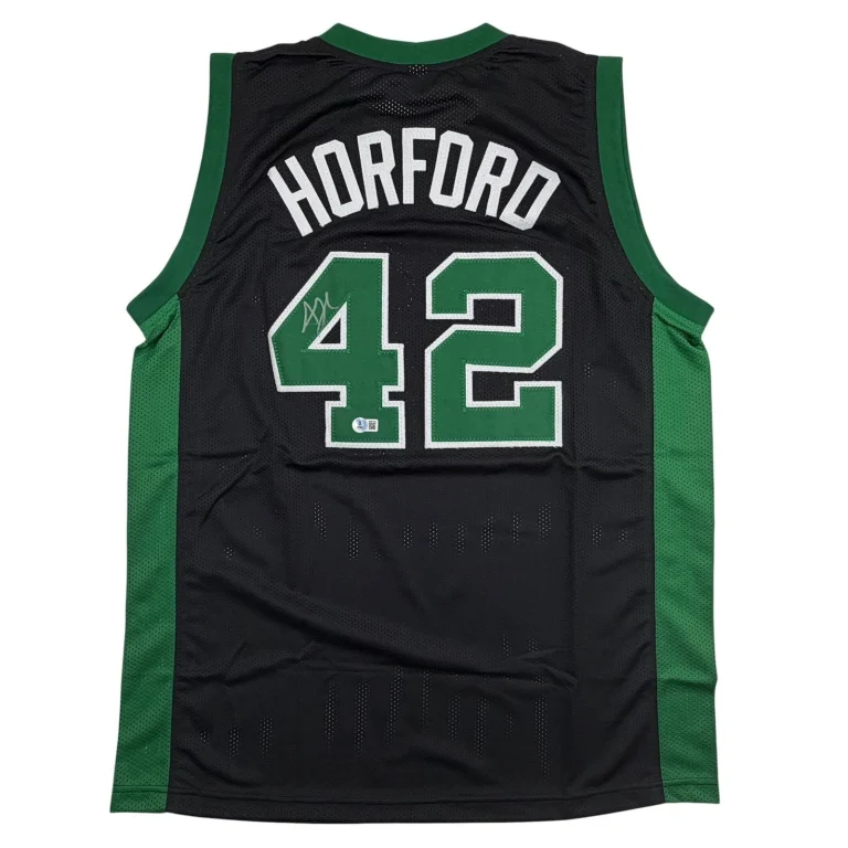 Autographed/Signed Al Horford Boston Black Basketball Jersey Beckett BAS COA