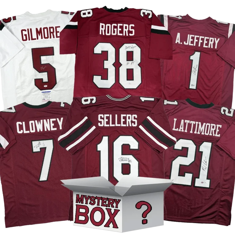 Autographed/Signed South Carolina Football Jersey Mystery Box PSA JSA BAS COA
