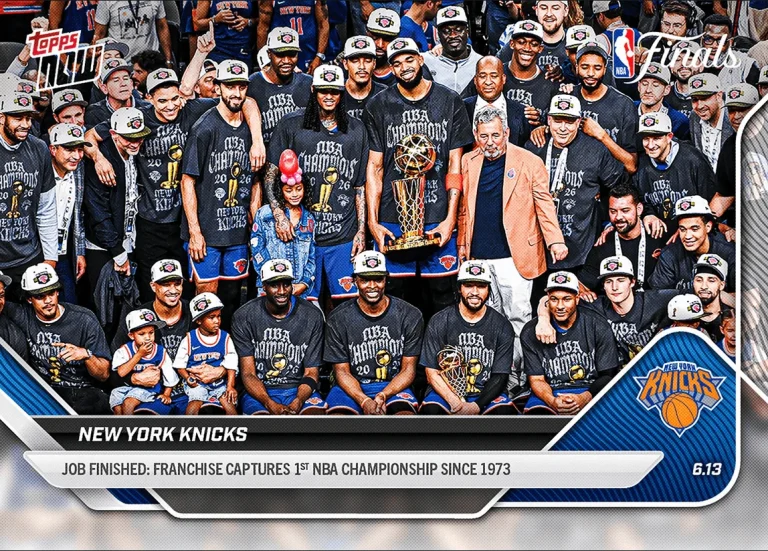 2025 Topps Now New York Knicks #341 Basketball Card