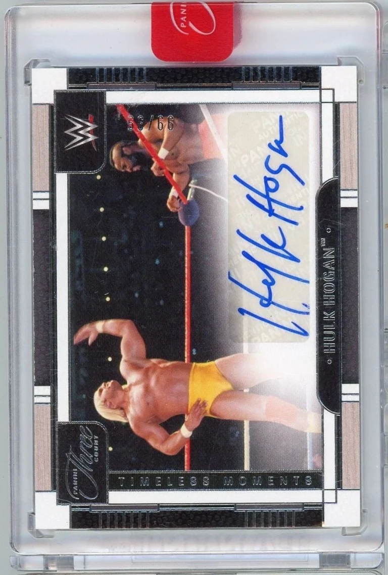 2024 Panini Three Count WWE Hulk Hogan THHHG Timeless Moments 99/99 Auto