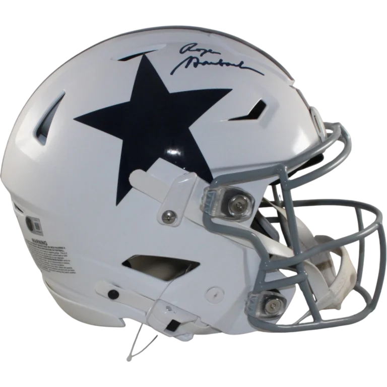 Roger Staubach Autographed Dallas Cowboys SpeedFlex TB Helmet Beckett 57304