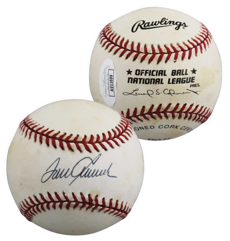 Mets Tom Seaver Authentic Signed Leonard Coleman ONL Baseball JSA #AU11699