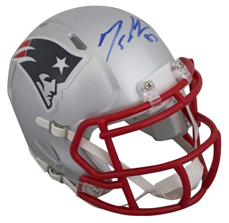 Patriots Matt LaCosse Authentic Signed Speed Mini Helmet Autographed JSA