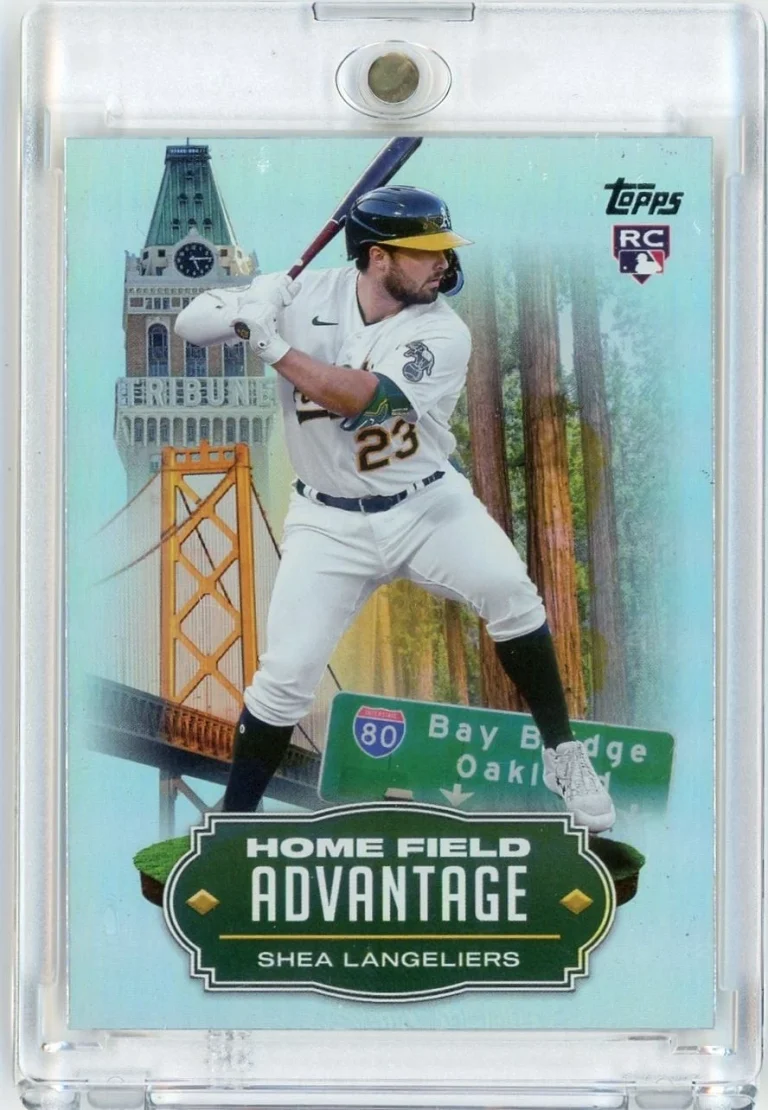2023 Topps Shea Langeliers #HA27 Home Field Advantage Rookie Baseball Card