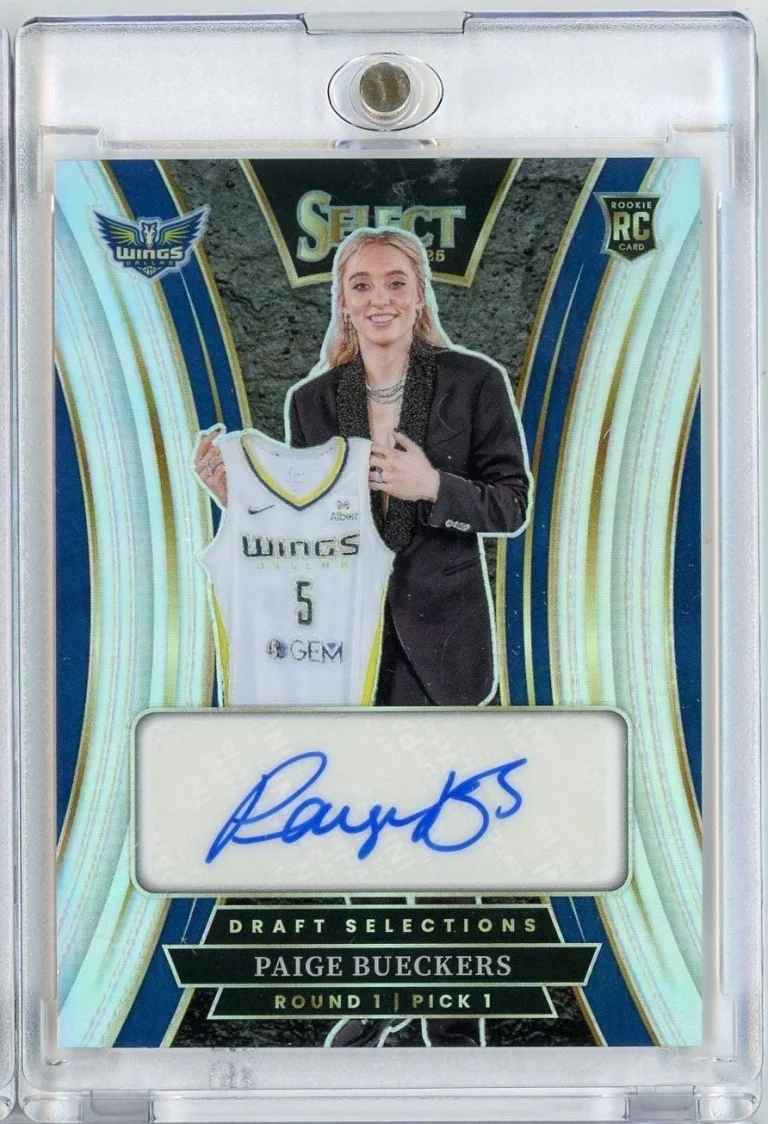 2025 Panini Select WNBA Paige Bueckers #DSS-PB Auto Rookie Card