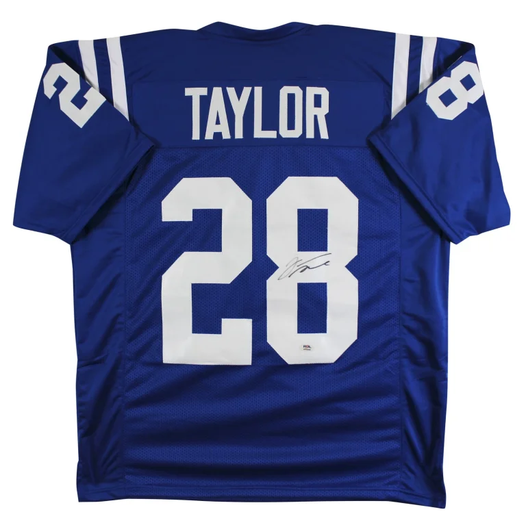 Jonathan Taylor Authentic Signed Blue Pro Style Jersey PSA/DNA #AP93938