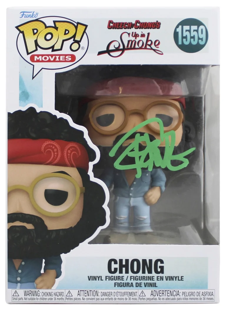 Tommy Chong Up In Smoke Authentic Signed #1559 Funko Pop Figure JSA #AL40188