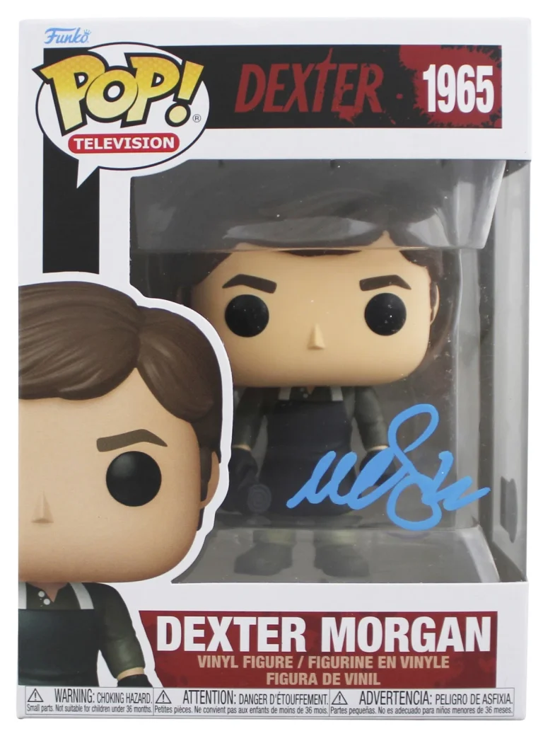 Michael C. Hall Dexter Authentic Signed #1965 Funko Pop Figure BAS #BW45771