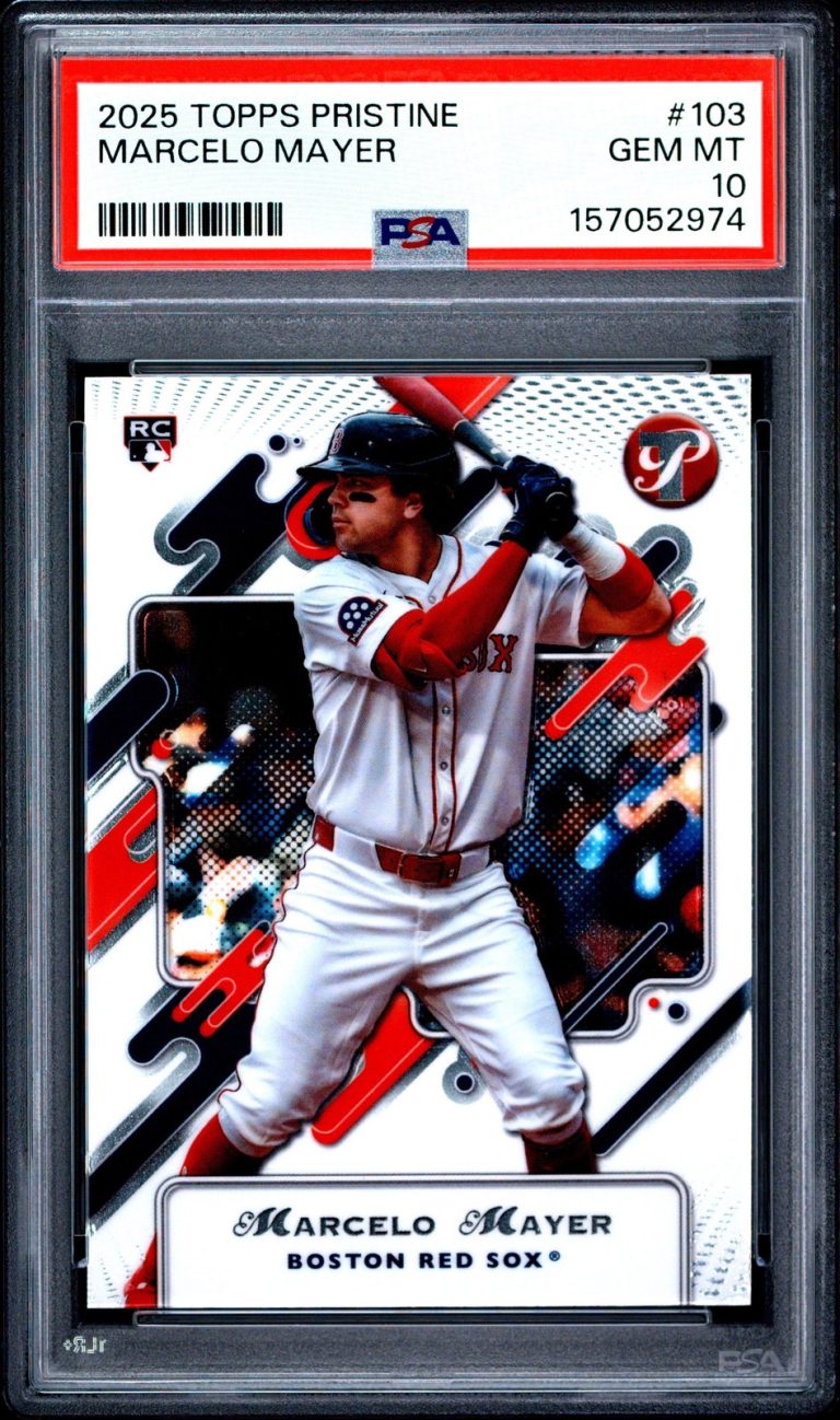 Graded 2025 Topps Pristine Marcelo Mayer #103 Rookie RC Card PSA 10