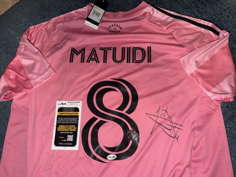 Blaise Matuidi Signed Inter Miami Jersey Superstar World Cup France JSA Auth