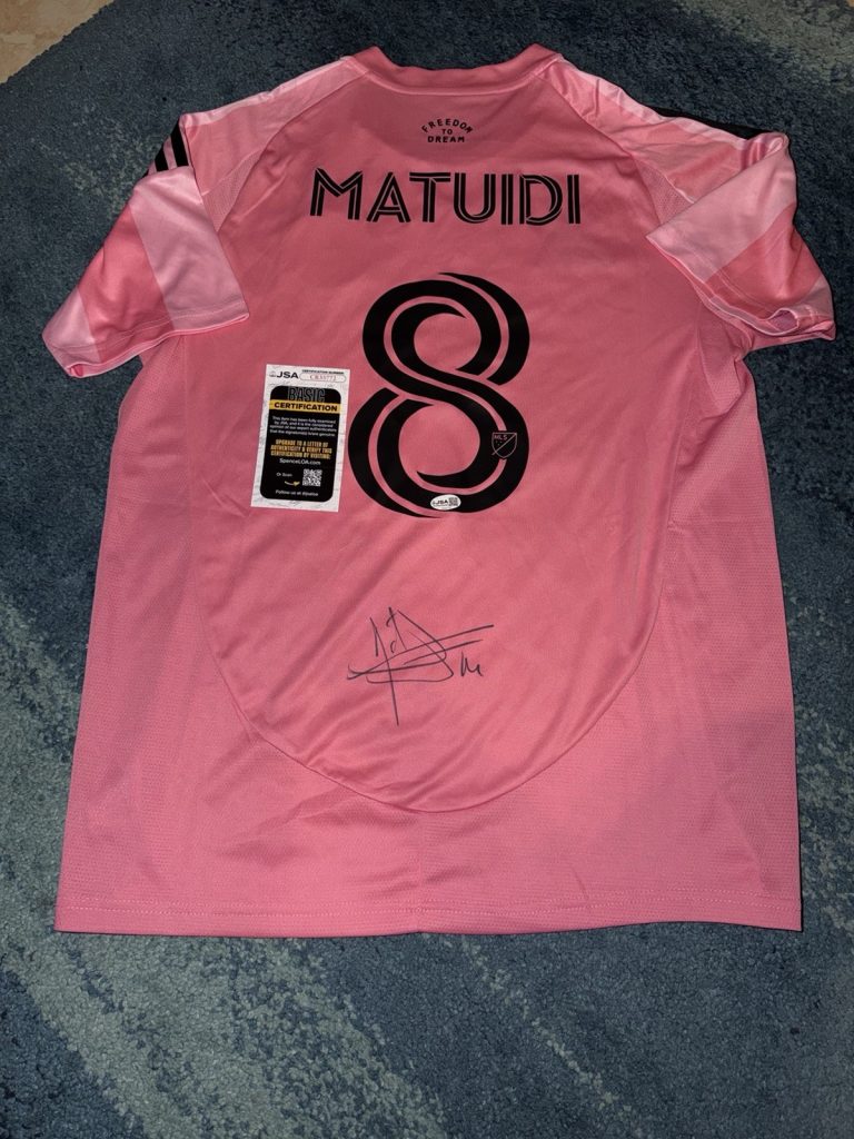 Blaise Matuidi Signed Inter Miami Jersey Superstar World Cup France JSA Auth #2