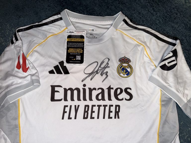 Pepe Signed Real Madrid Jersey Superstar World Cup Portugal Legend JSA Auth