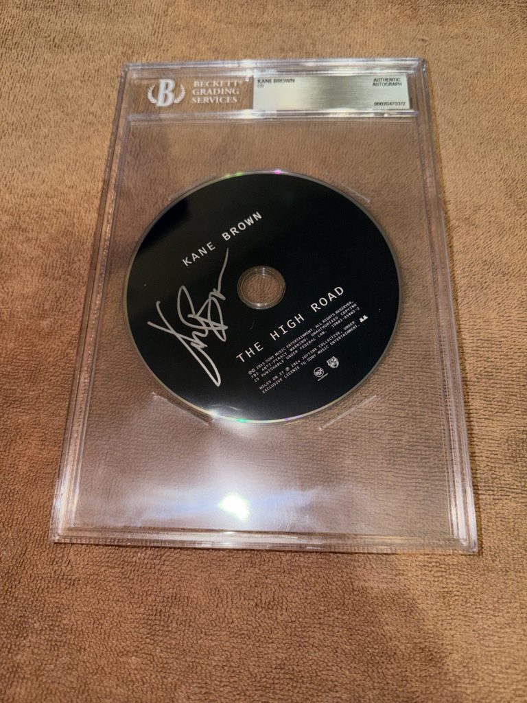 Kane Brown Signed The High Road CD Country Music Legend Grammy Beckett