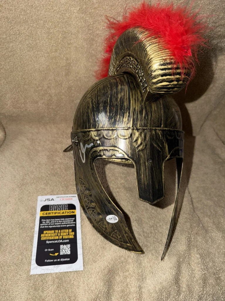 Matt Damon Signed Full Size Odysseus Helmet The Odyssey Star IMAX JSA Auth