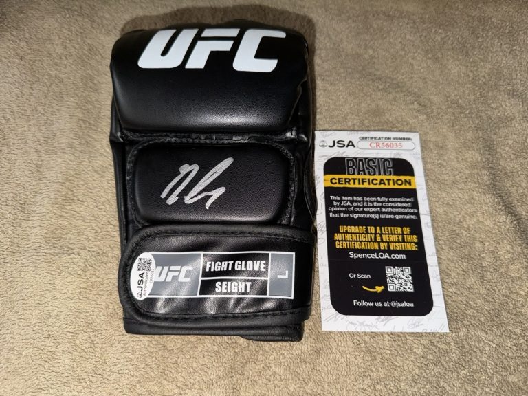 Gable Steveson Signed UFC MMA Glove UFC Upcoming Superstar Wrestle JSA Auth #3