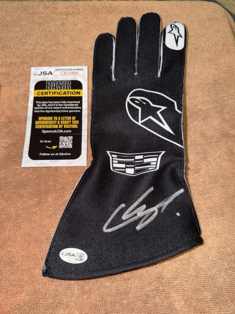 Sergio Checo Perez Signed Race Glove Formula 1 Star Mexico Legend JSA Auth #2
