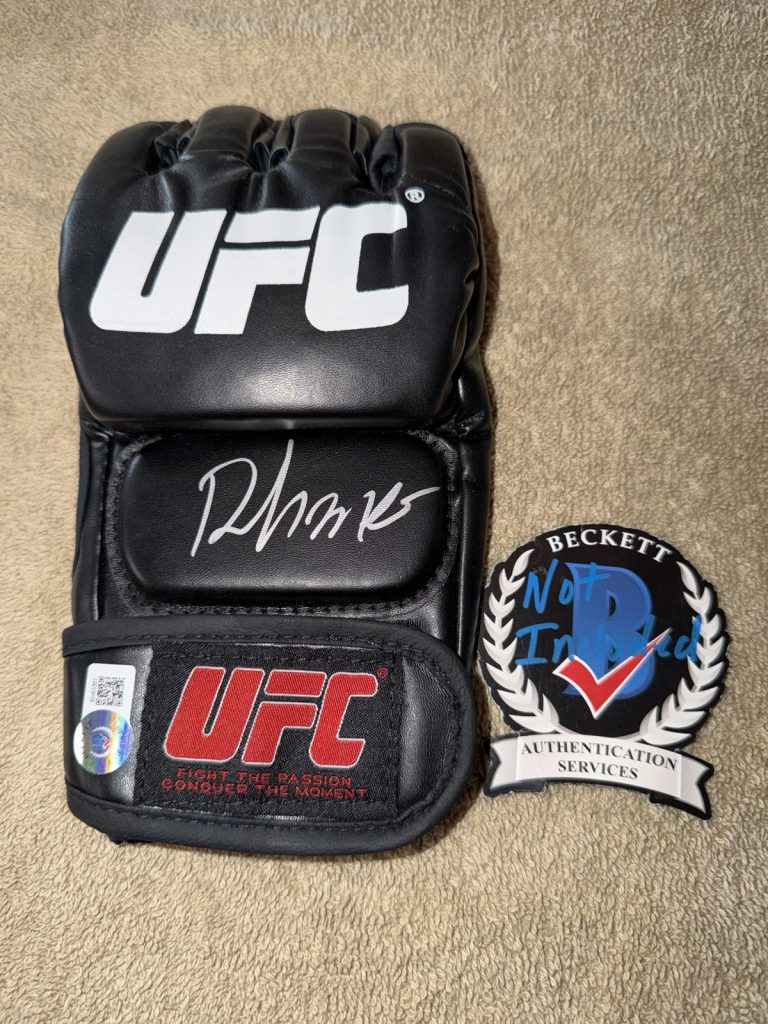 Shavkat Rakhmonov Signed UFC Glove UFC Superstar Legend Beckett #4