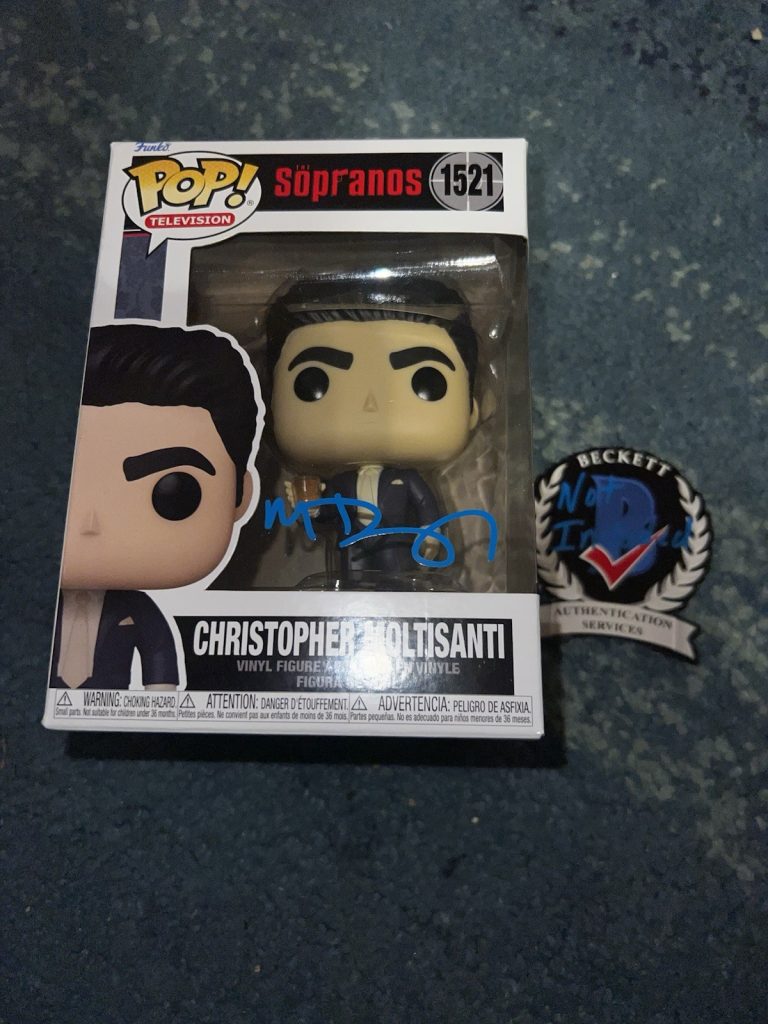 Michael Imperioli Signed Official Christopher Moltisanti Funko Pop Beckett #3
