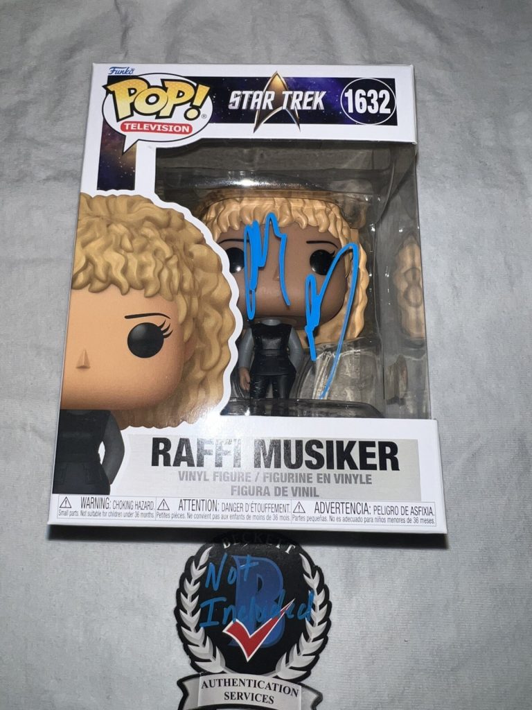 Michelle Hurd Signed Official Raffi Musiker Funko Pop Figure Star Trek Beckett